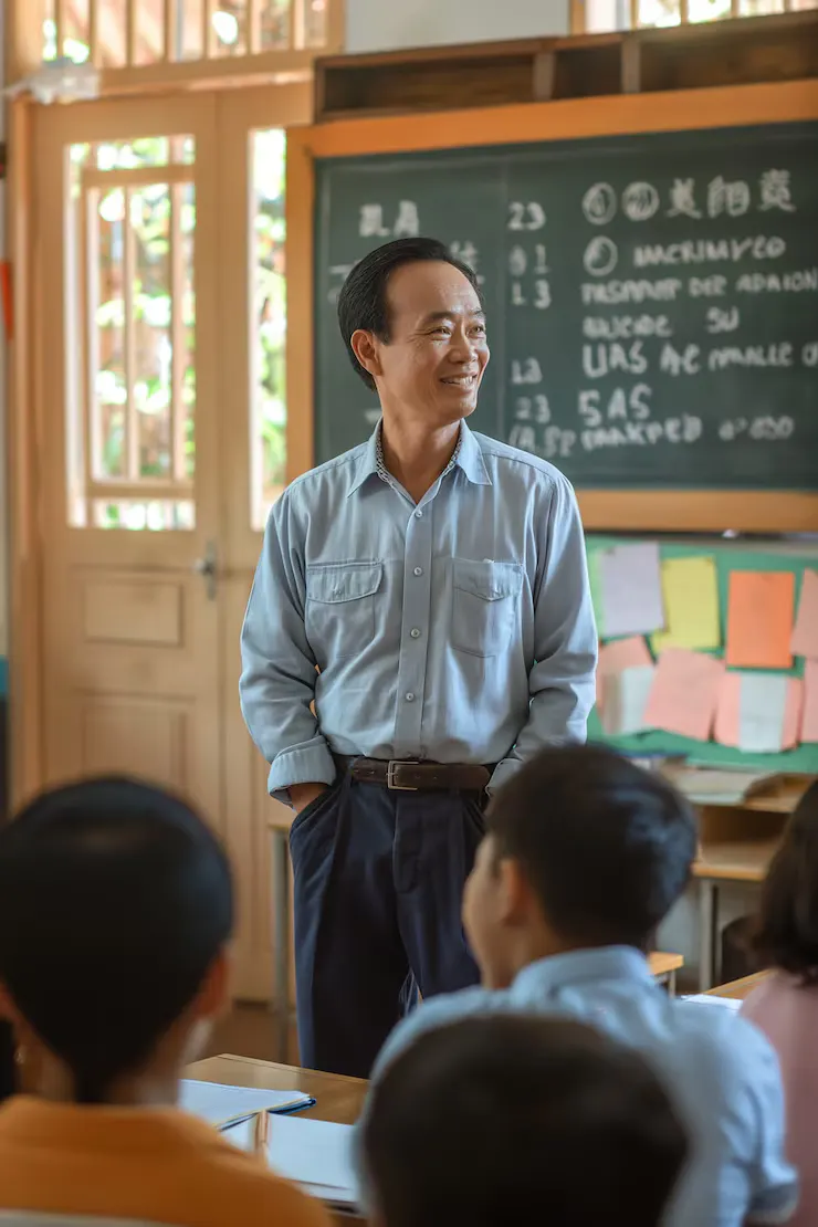 Portrait professor work educational system